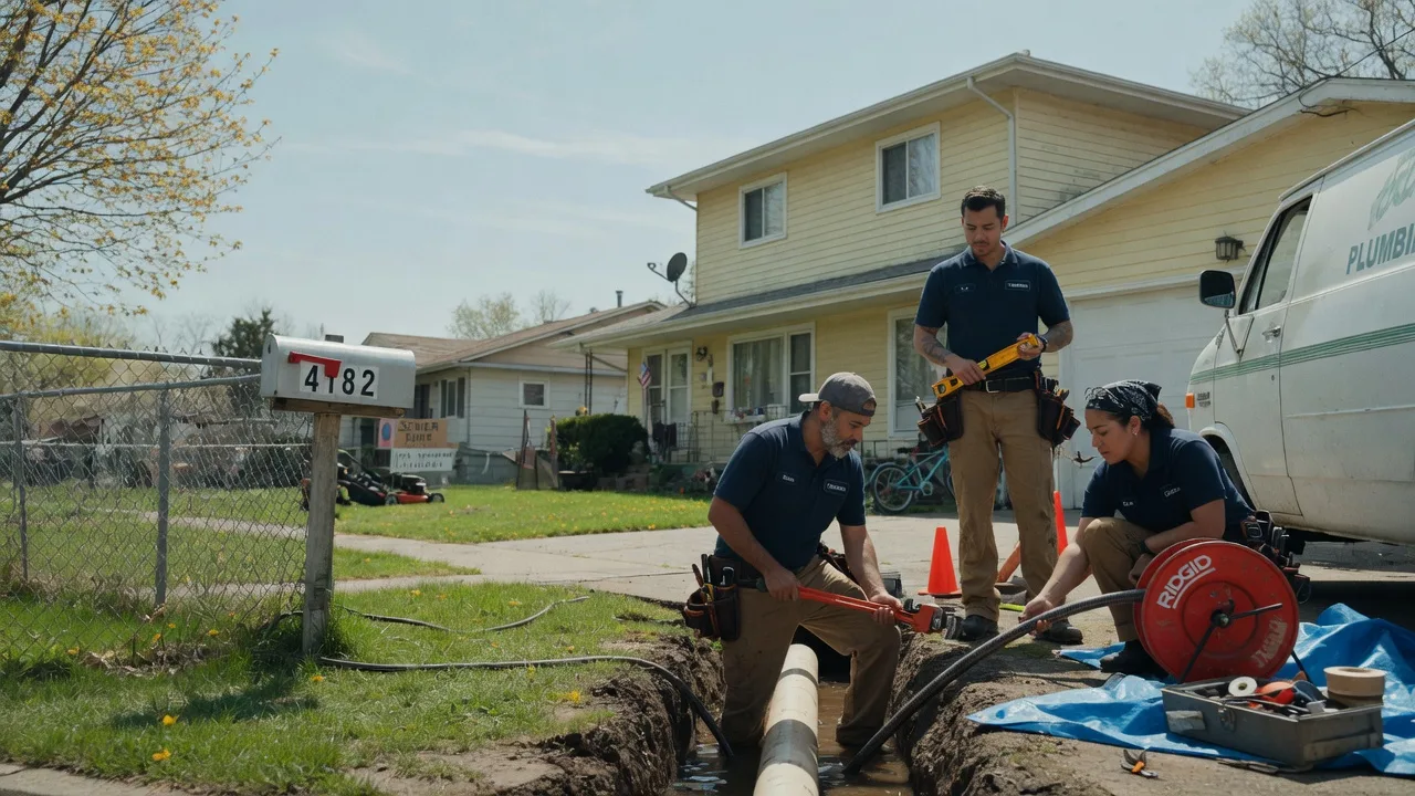 Gas Line Repair in Perronville, MI near me